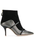 Malone Souliers Madison Two-tone Booties - Grey