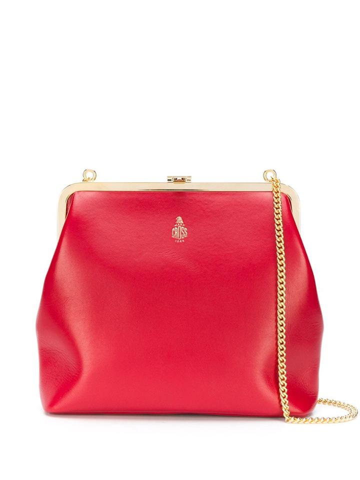 Mark Cross Snap Closure Shoulder Bag - Red