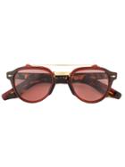 Jacques Marie Mage 'cherokee' Sunglasses - Red