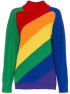 Burberry Rainbow Turtleneck Jumper - Multicolour