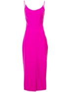 Christian Siriano Shift Midi Dress - Pink & Purple