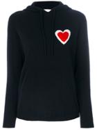 Chinti & Parker Cashmere Heart Burst Hoodie - Blue