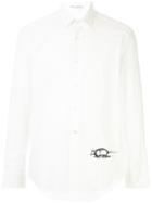 Jw Anderson Mouse Print Oxford Shirt - White