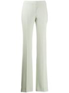 Alexander Mcqueen Pleated Straight-leg Trousers - Green