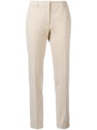 Incotex Leyre Trousers, Women's, Size: 46, Nude/neutrals, Cotton/spandex/elastane