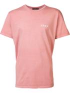 Obey Logo Print T-shirt, Men's, Size: Large, Red, Cotton
