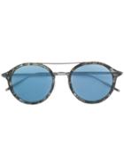 Tomas Maier Eyewear Round Frame Sunglasses - Grey