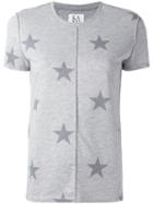 Zoe Karssen Star Print T-shirt, Women's, Size: Xs, Grey, Cotton/polyester
