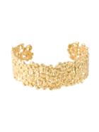 Natasha Collis 18kt Yellow Gold Small Nugget Cuff, Women's, Metallic