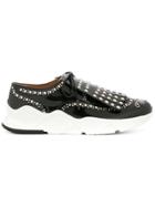 Clergerie Embellished Lace-up Sneakers - Black