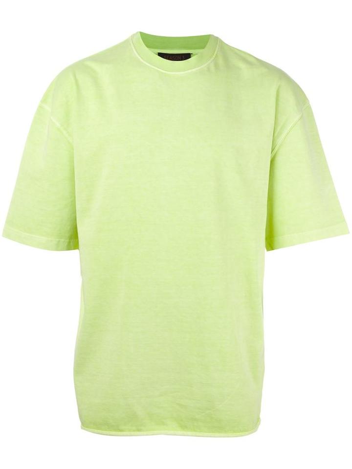 Yeezy Loose-fit T-shirt, Men's, Size: Large, Green, Cotton