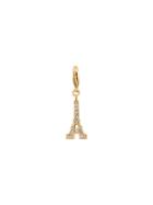 Karl Lagerfeld Eiffel Tower Necklace Charm - Orange