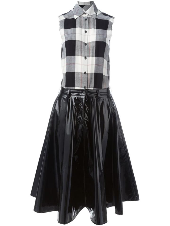 Mm6 Maison Margiela Checked Shirt Dress