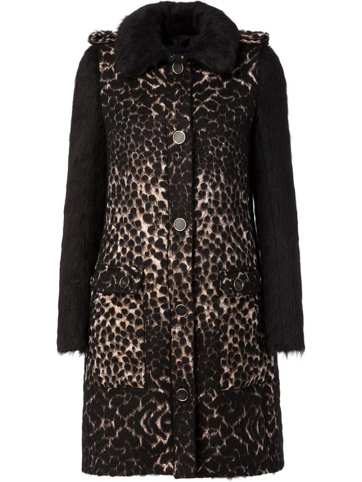 Lanvin Contrast Sleeve Coat