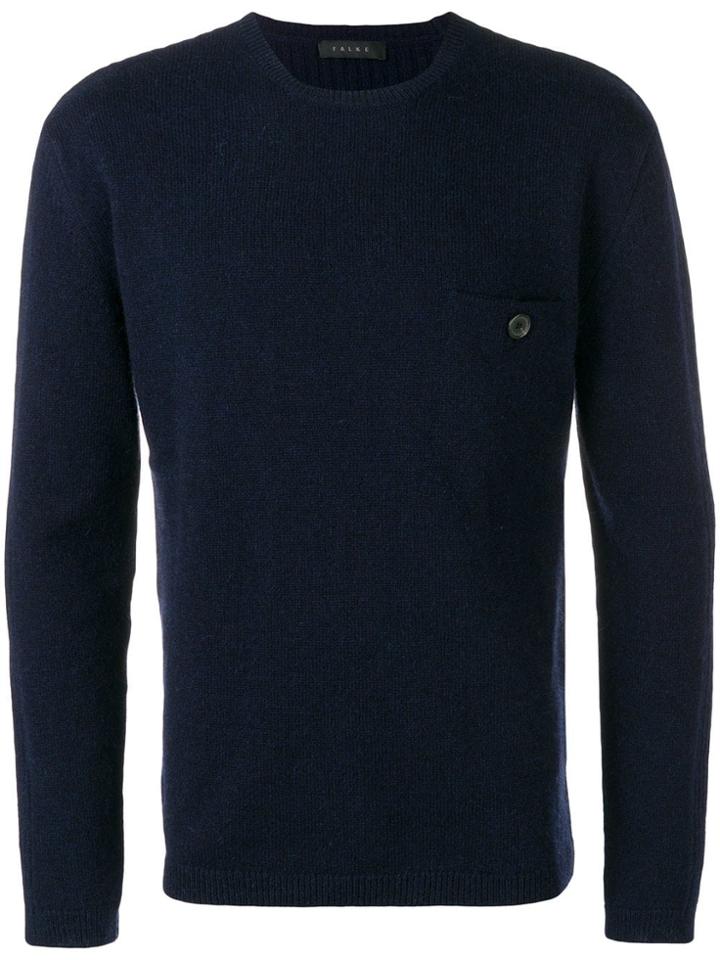 Falke Crew Neck Sweater - Blue