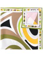 Emilio Pucci - Printed Scarf - Women - Silk - One Size, Brown, Silk