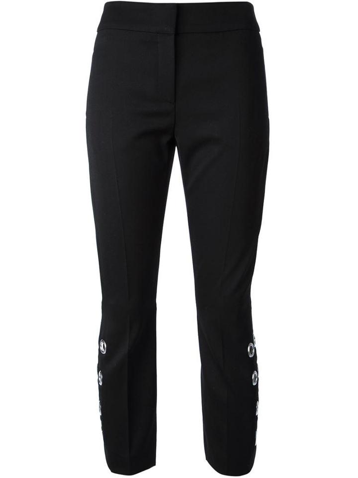 Alexander Mcqueen Eyelet Cropped Trousers