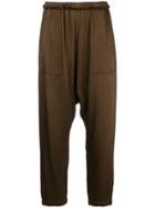 Raquel Allegra Loose Flared Trousers - Brown