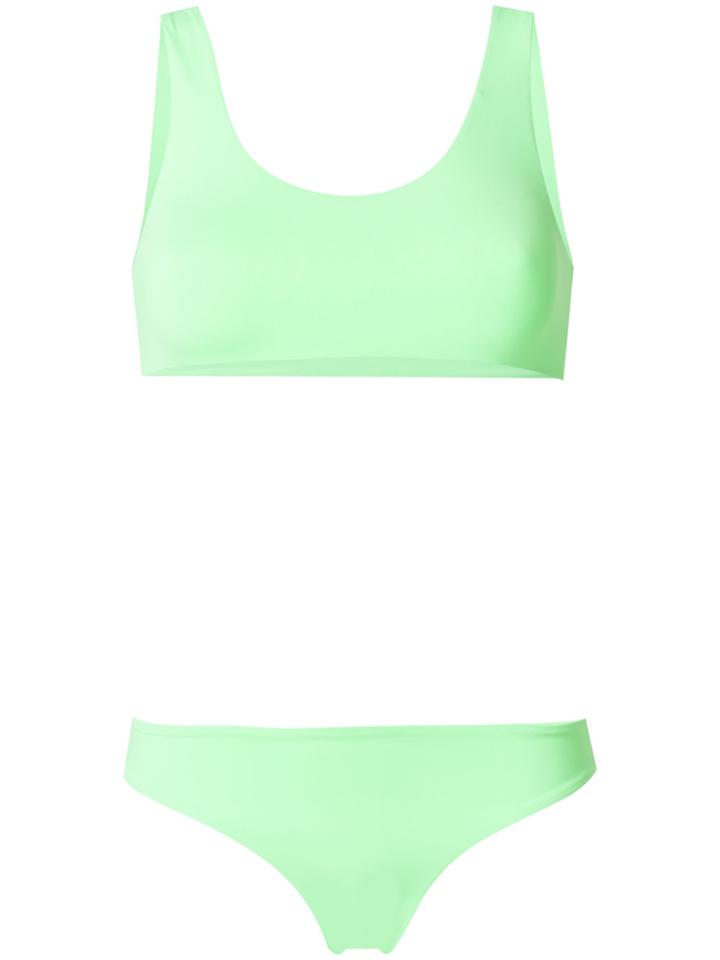 Danielle Guizio Sport Style Bikini - Green