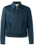 Thom Browne Stripe Detail Zipped Jacket - Blue