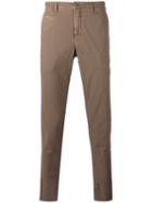 Pt01 - Skinny Trousers - Men - Cotton/spandex/elastane/acetate/viscose - 52, Brown, Cotton/spandex/elastane/acetate/viscose