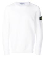 Stone Island Logo Sweatshirt - White