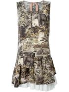 N.21 Layered Jungle Print Dress
