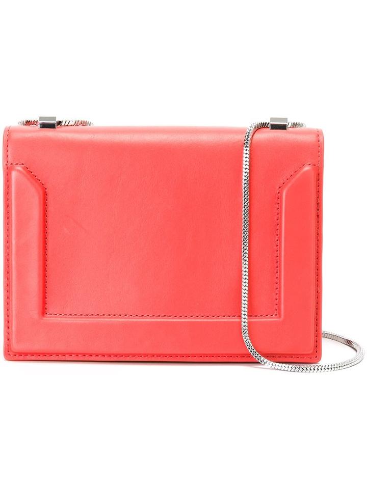 3.1 Phillip Lim Mini 'soleil' Shoulder Bag, Women's, Red, Calf Leather