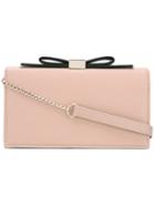 See By Chloé - 'nora' Bow Clutch Bag - Women - Cotton/leather - One Size, Women's, Pink/purple, Cotton/leather