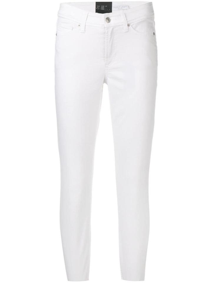 Cambio Cropped Jeans - White