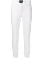 Cambio Cropped Jeans - White