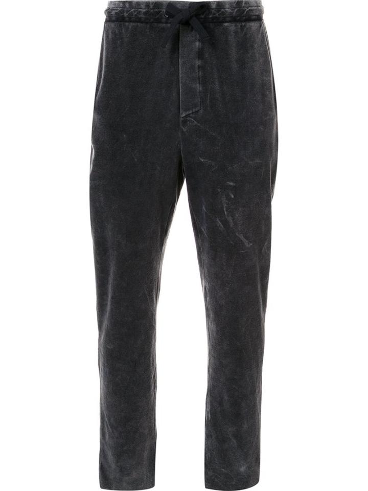 Osklen Marbled Pants, Men's, Size: Medium, Black, Cotton/polyester