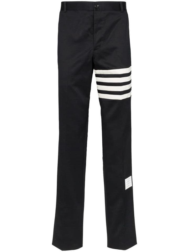 Thom Browne Unconstructed Chino Trousers - Blue