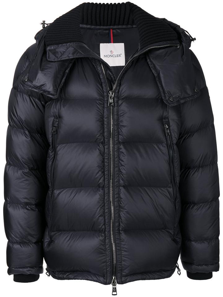 Moncler - Hooded Padded Jacket - Men - Polyamide - 5, Blue, Polyamide