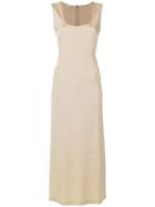 Dolce & Gabbana Pre-owned Sleeveless Bodycon Maxi Dress - Neutrals