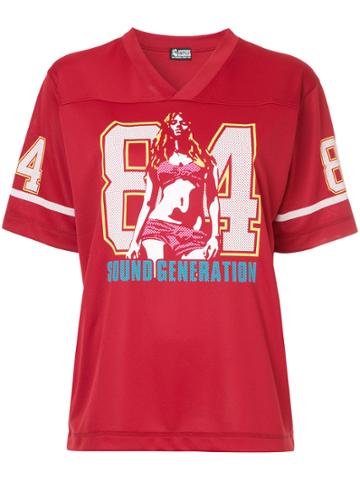 Hysteric Glamour American Football T-shirt - Red