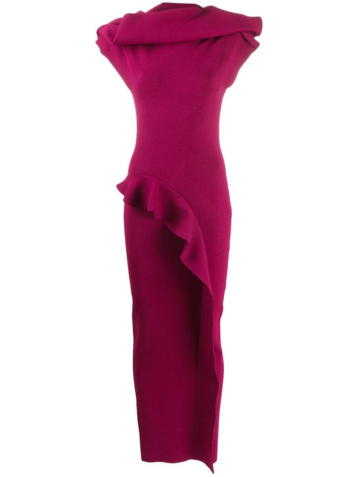 Rick Owens Sarah Ruffled Maxi Dress - Pink