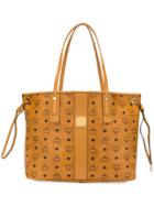 Mcm Monogram Print Tote - Neutrals