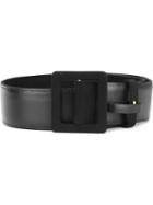 Yves Saint Laurent Vintage Square Buckle Belt, Women's, Size: 80, Black