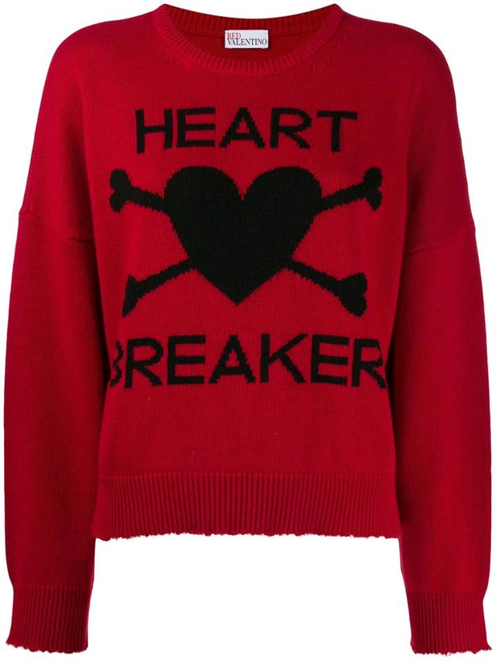 Red Valentino 'heart Breaker' Jumper