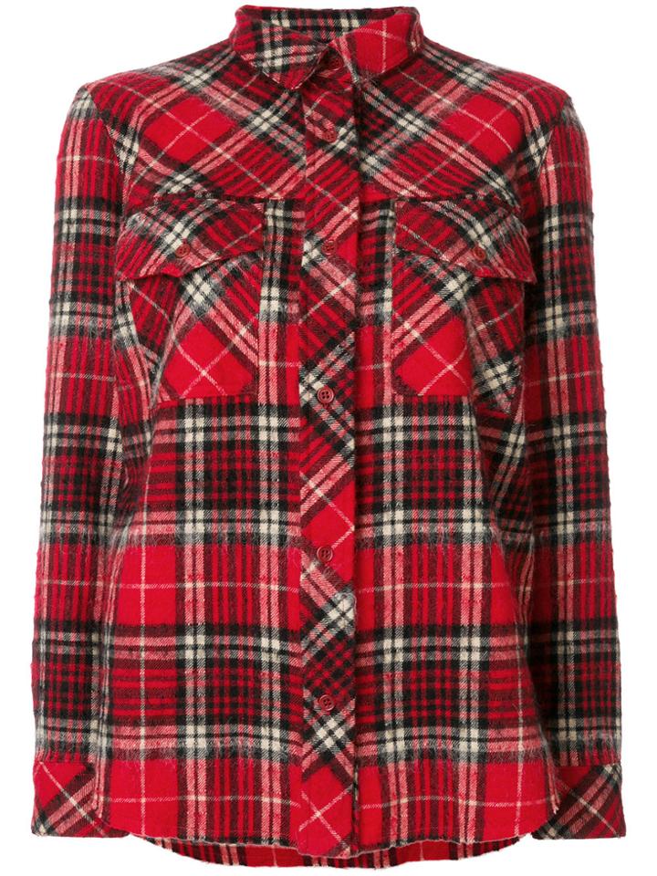 Aspesi Tartan Shirt - Red