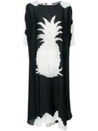 Osklen Pineapple Print Kaftan - Black