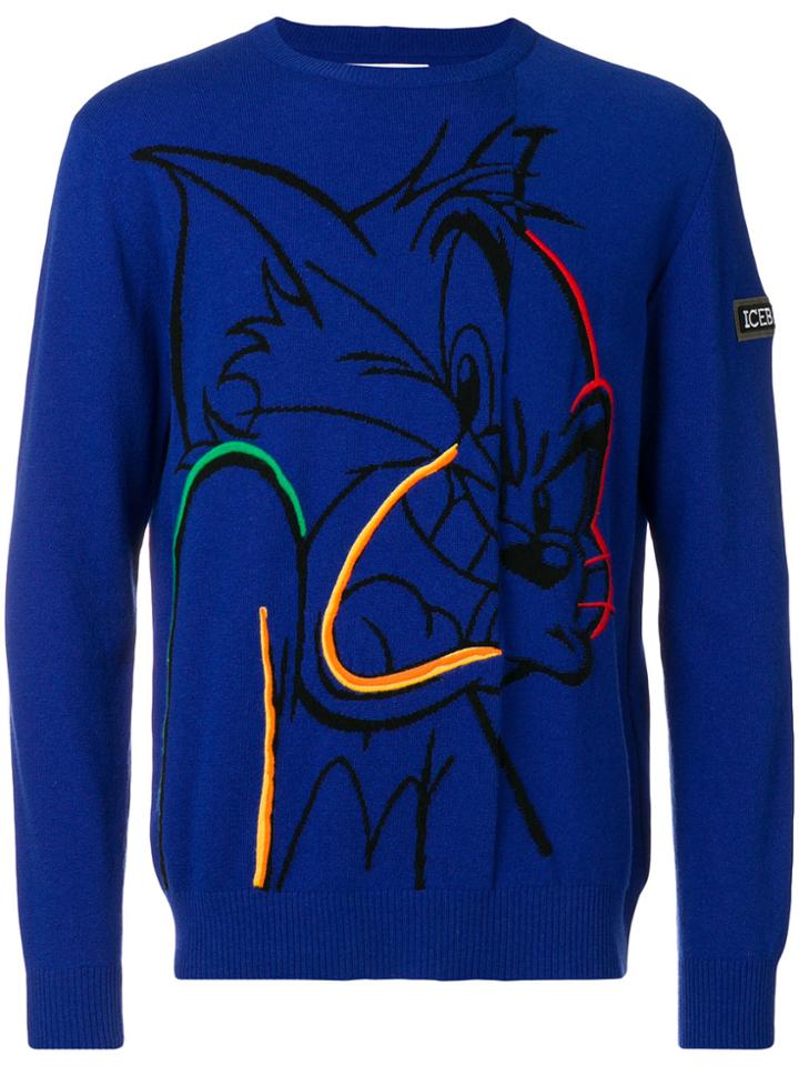 Iceberg Tom Knit Sweater - Blue