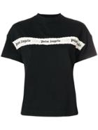Palm Angels Embroidered Flower T-shirt - Black