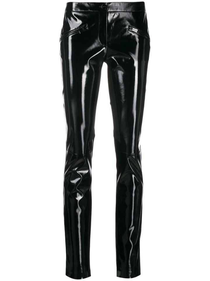 Barbara Bui Patent Skinny Trousers - Black