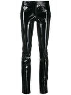 Barbara Bui Patent Skinny Trousers - Black