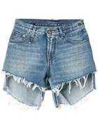 R13 Denim Shorts - Blue