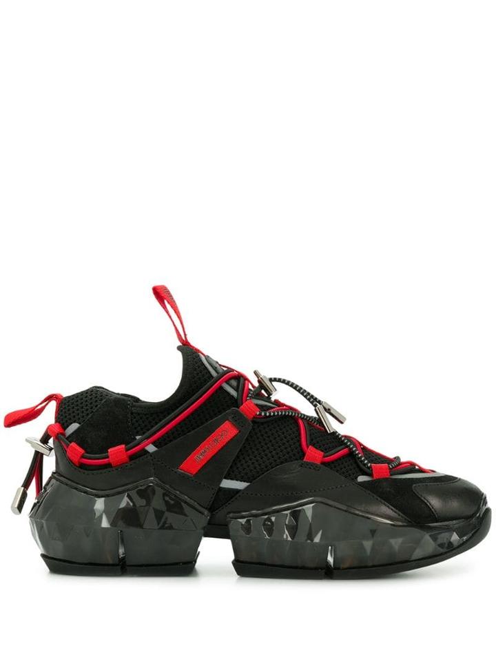 Jimmy Choo Diamond Trail Sneakers - Black