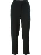 Osman 'audrey' Cropped Trousers, Women's, Size: 8, Black, Spandex/elastane/viscose/wool