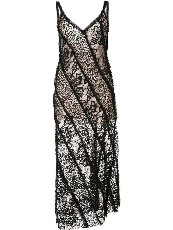 Jason Wu Lace Camisole Dress, Women's, Size: 4, Black, Viscose/silk